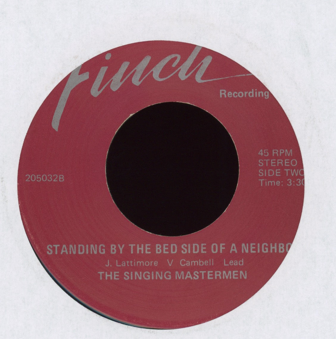 The Singing Mastermen - The World Can't Do You No Harm on Finch