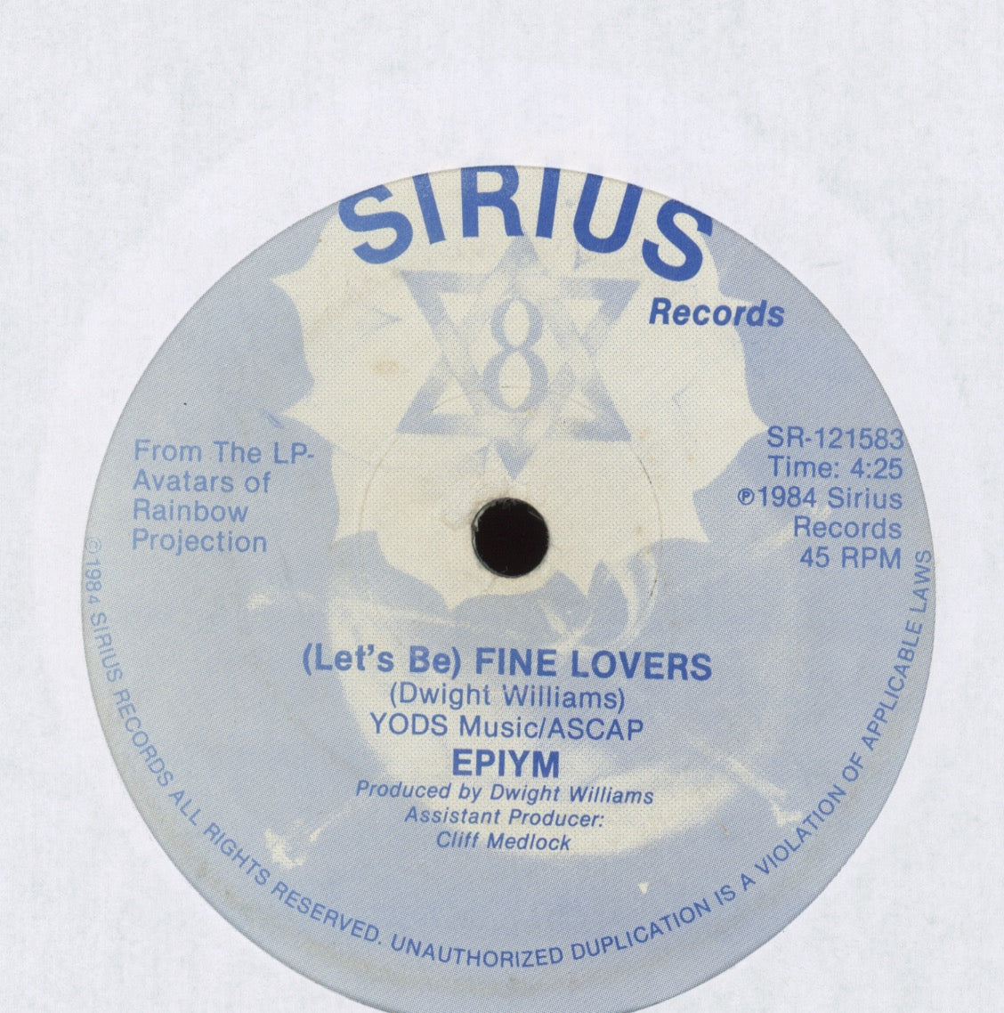EPIYM - (Let's Be) Fine Lovers on Sirius Obscure Modern Soul Boogie