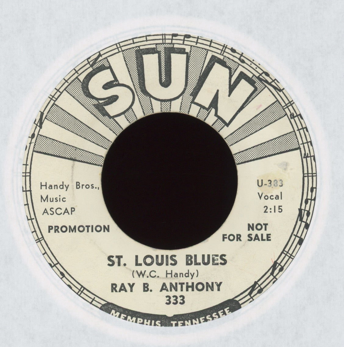Ray B. Anthony - St. Louis Blues on Sun Promo