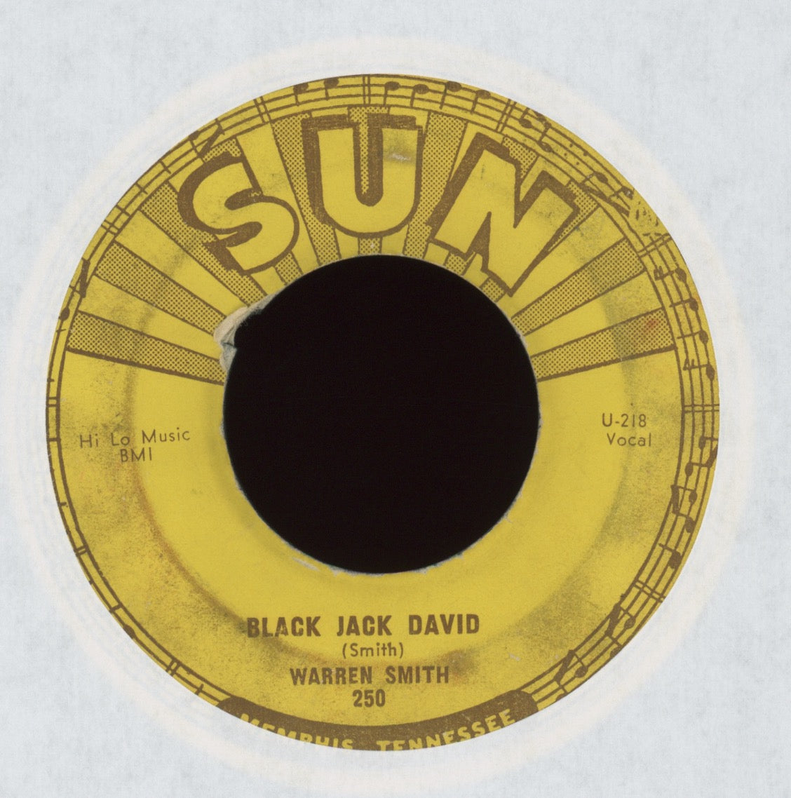 Warren Smith - Ubangi Stomp / Black Jack David on Sun