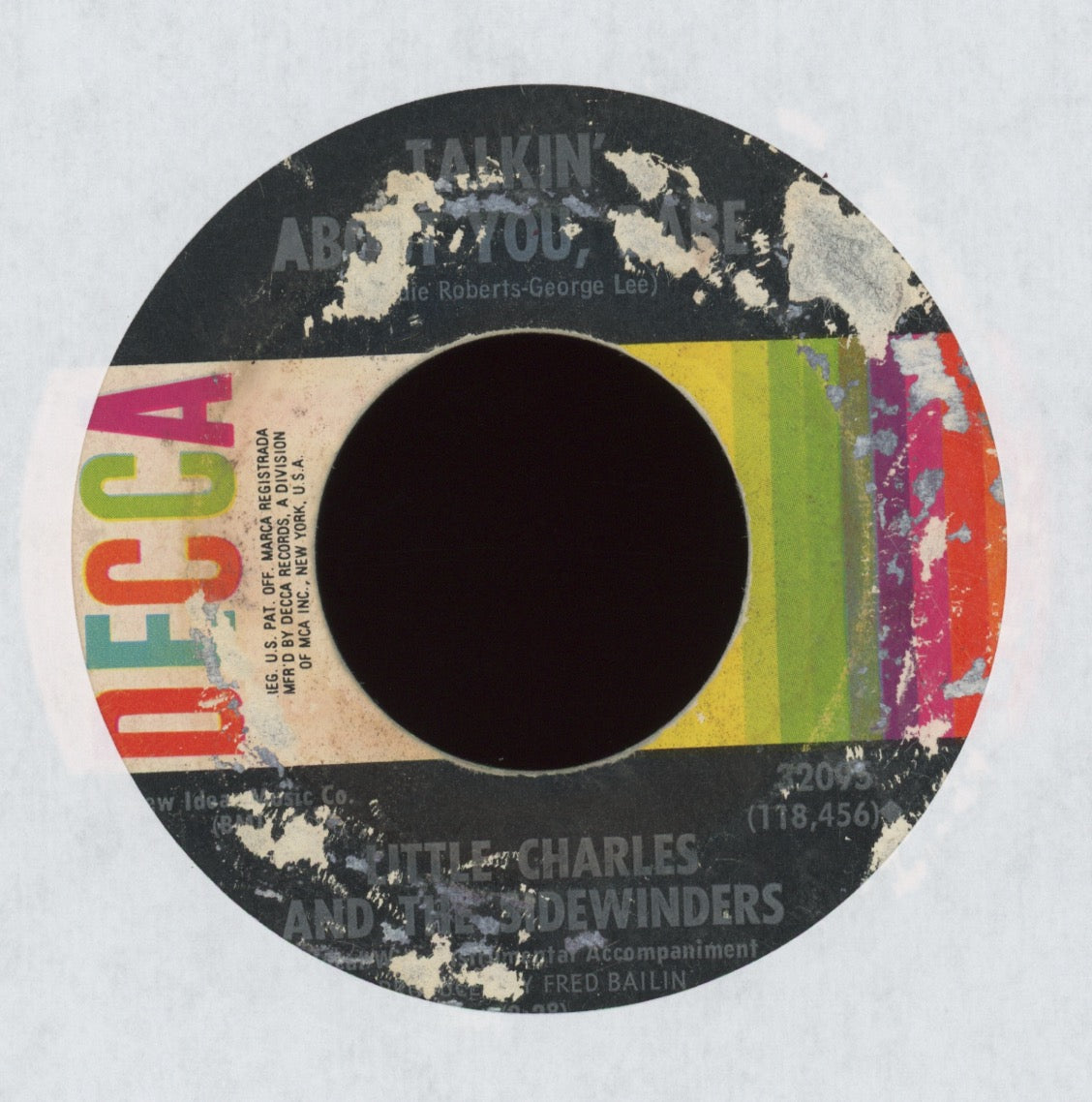 Little Charles And The Sidewinders - Talkin' About You, Babe on Decca