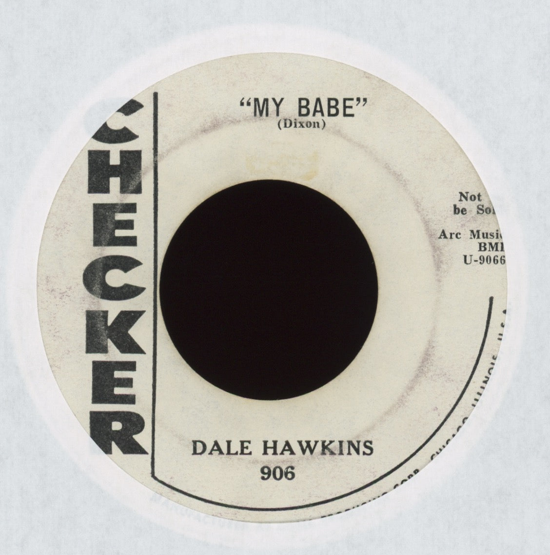 Dale Hawkins - My Babe on Checker Promo
