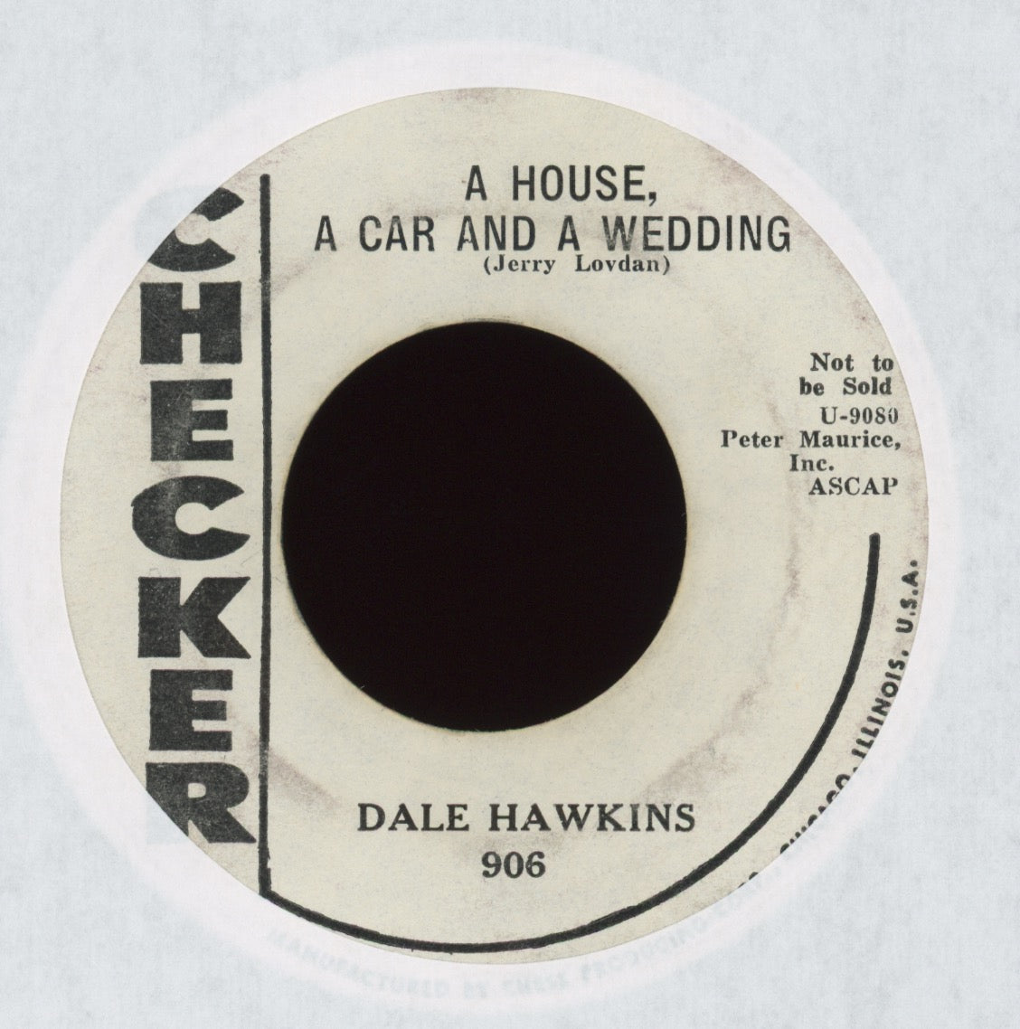 Dale Hawkins - My Babe on Checker Promo