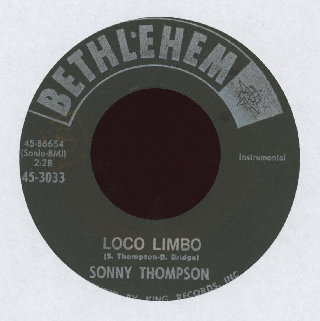 Sonny Thompson - Loco Limbo / Just A Little Bit Of S-O-U-L on Bethlehem