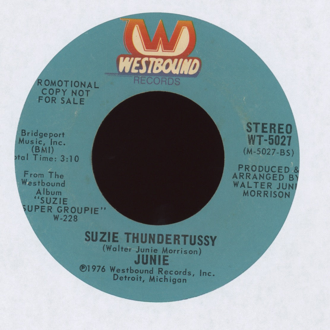 Junie Morrison - If You Love Him on Westbound Promo