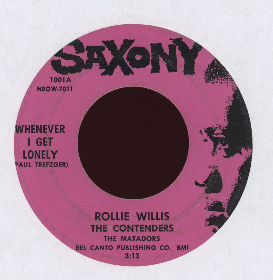 Rollie Willis & The Contenders - Whenever I Get Lonely on Saxony