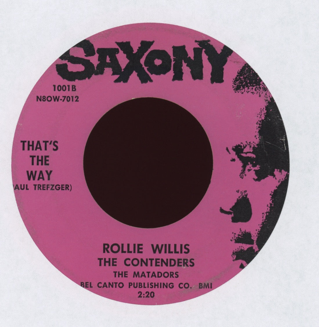 Rollie Willis & The Contenders - Whenever I Get Lonely on Saxony