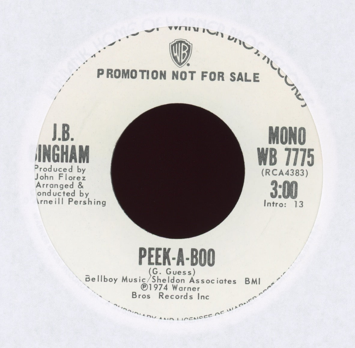J. B. Bingham - Peek-A-Boo on WB Promo