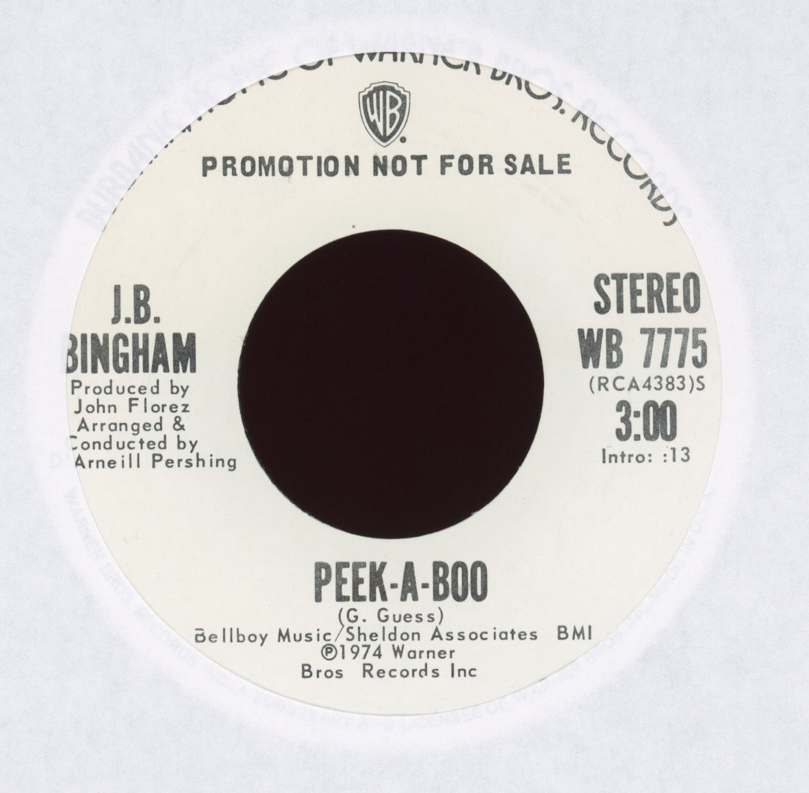 J. B. Bingham - Peek-A-Boo on WB Promo