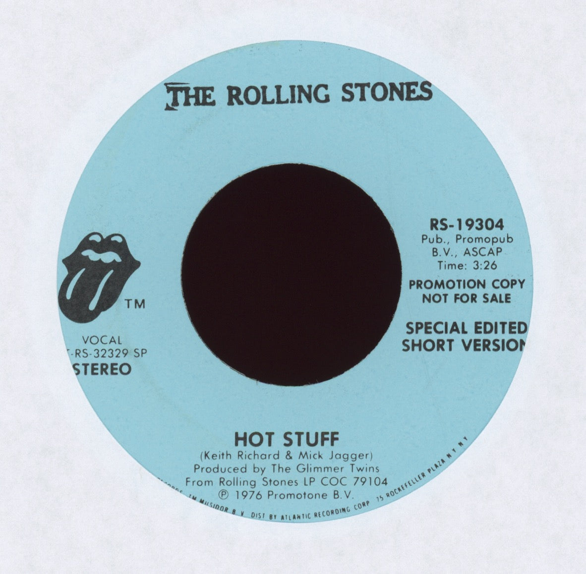 The Rolling Stones - Hot Stuff on Rolling Stones Records Promo