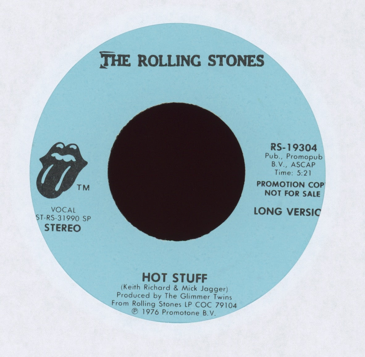 The Rolling Stones - Hot Stuff on Rolling Stones Records Promo