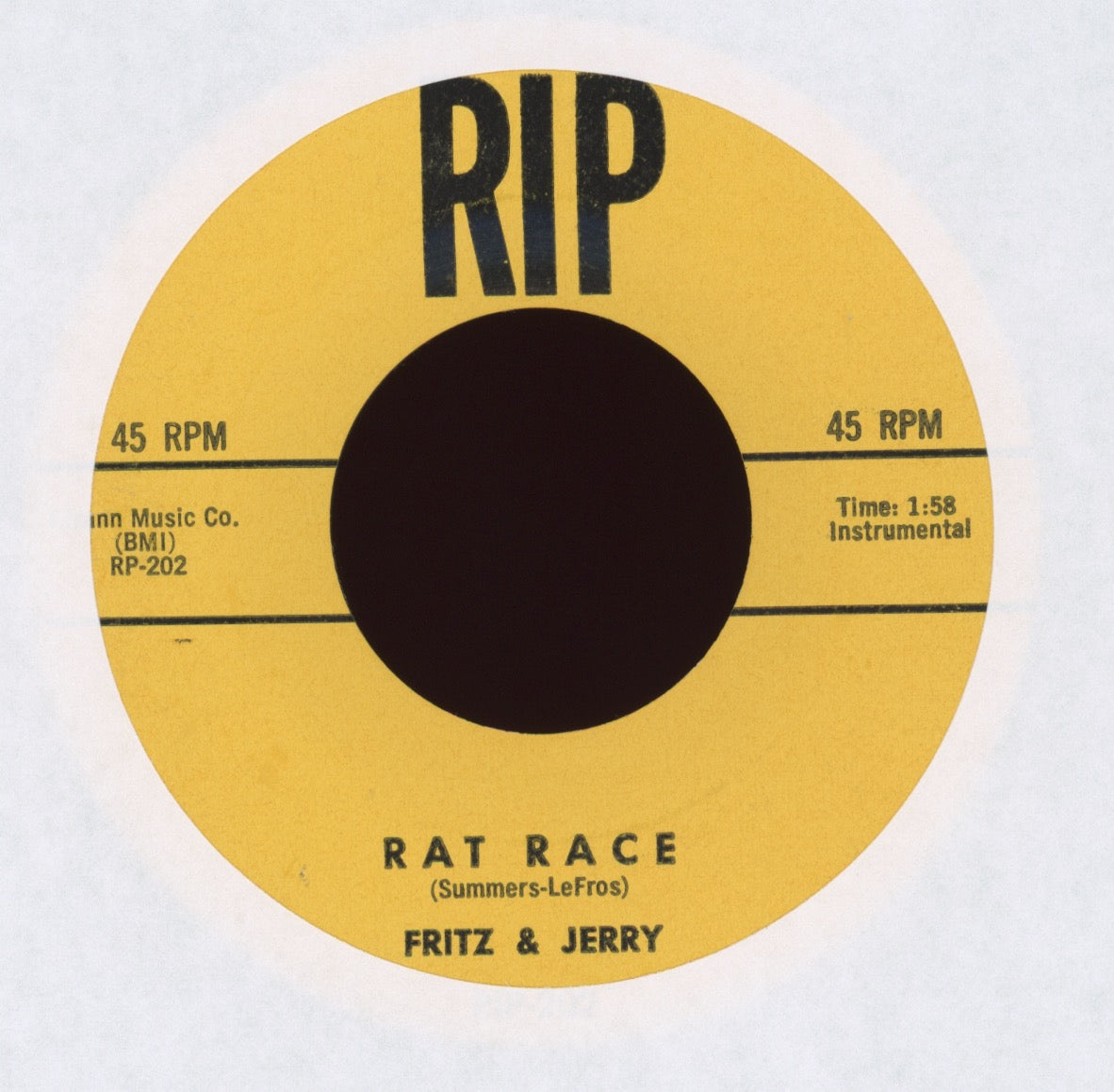Fritz & Jerry - Pad / Rat Race on RIP