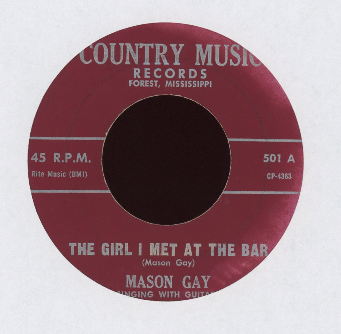 Mason Gay -  I Never Have The Blues on Country Music