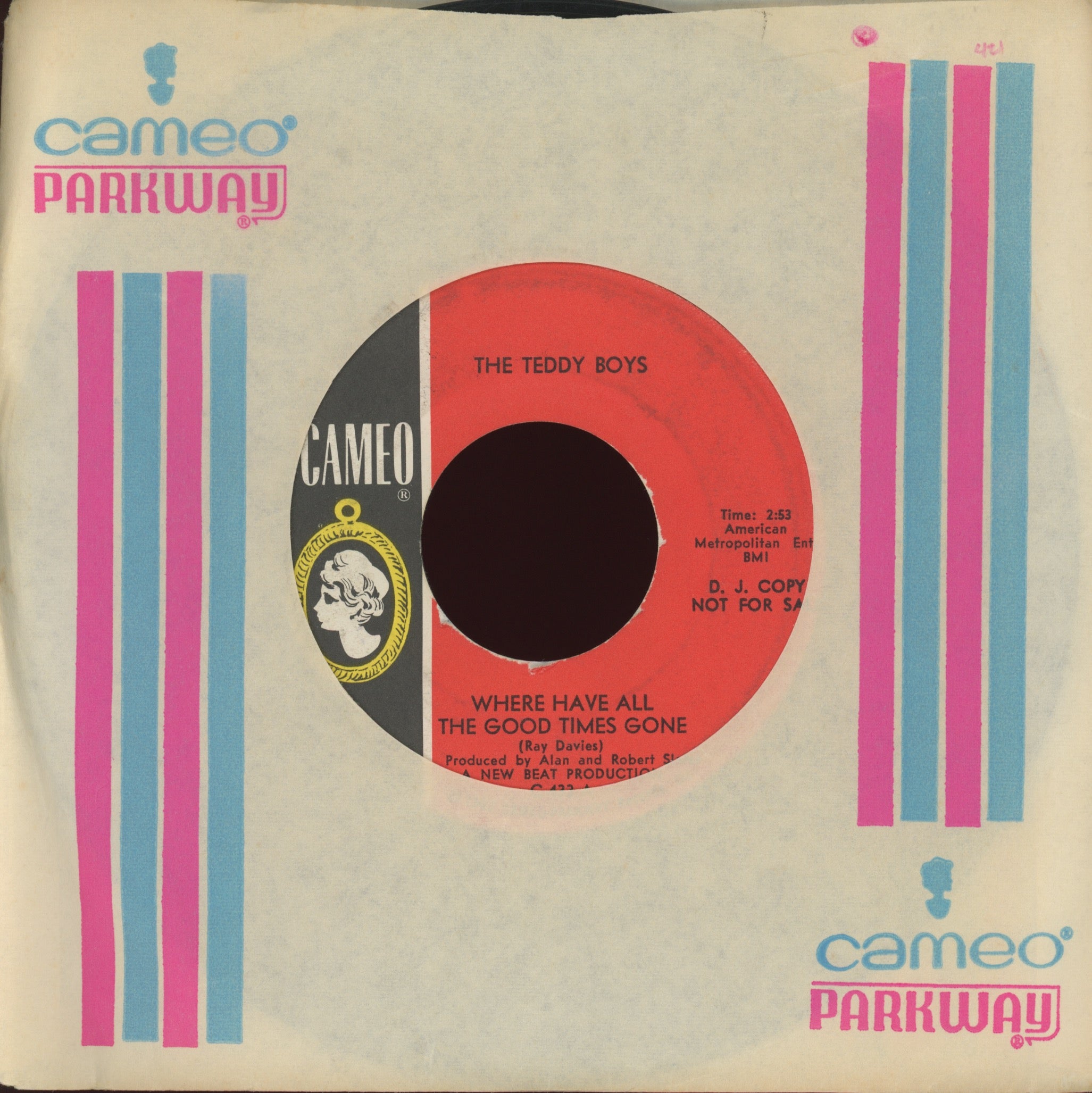 Teddy Boys - Where Have All The Good Times Gone on Cameo Promo