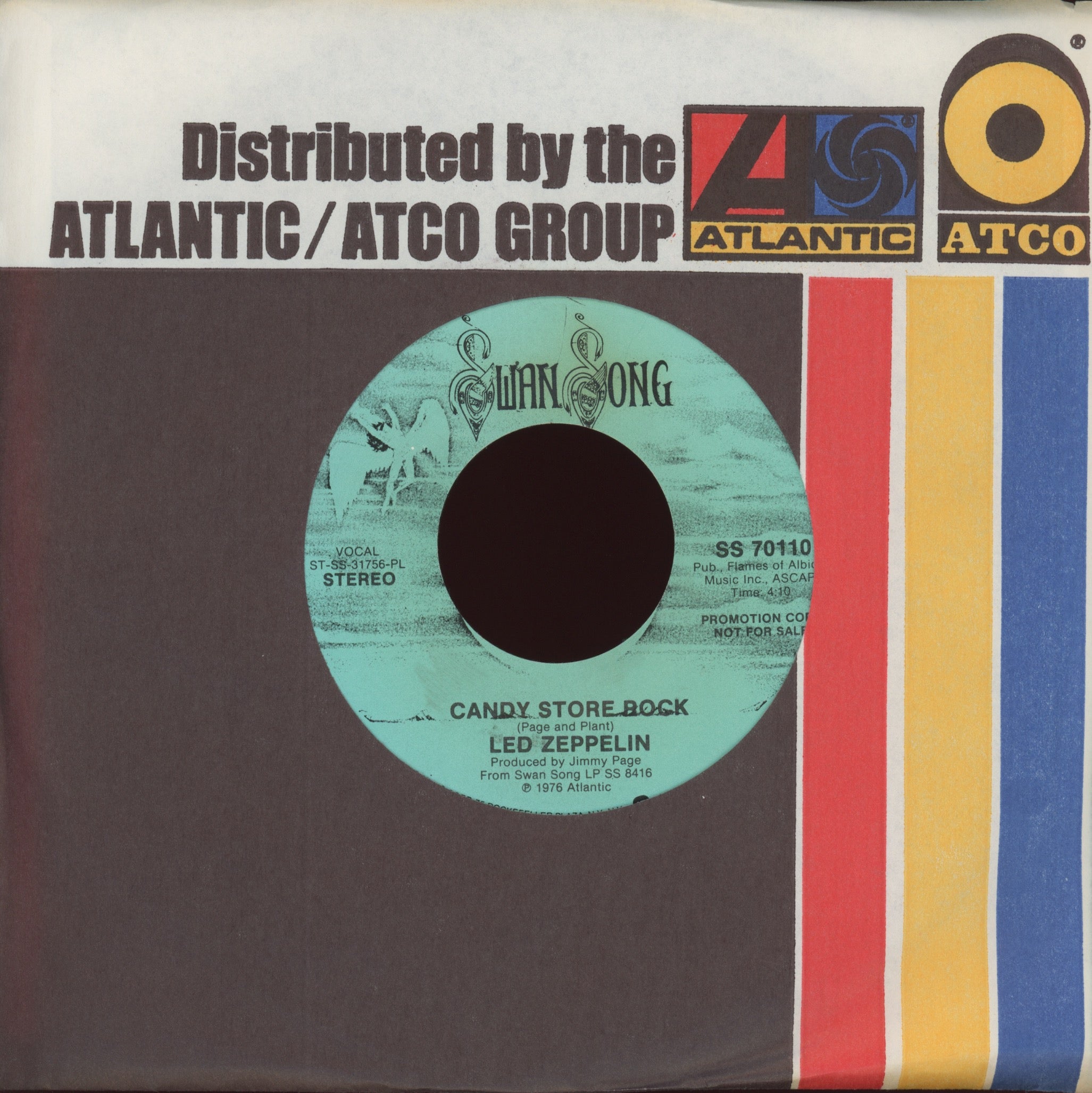 Led Zeppelin - Candy Store Rock on Swan Song Promo