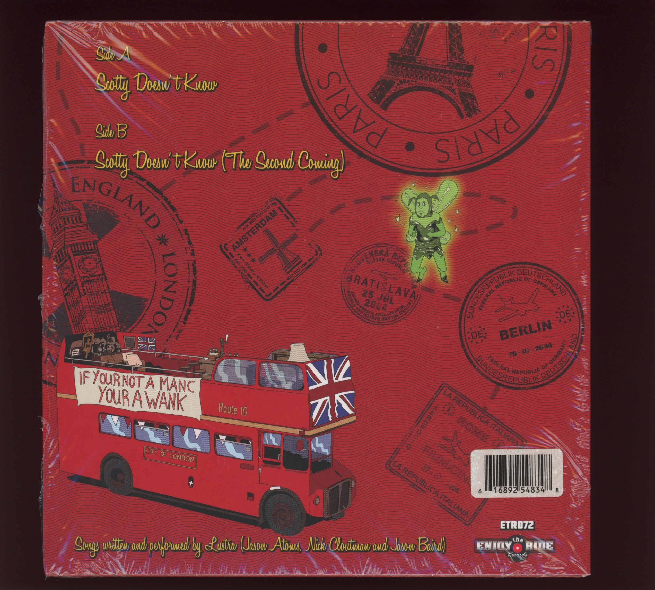 Lustra - Scotty Doesn't Know on Enjoy The Ride Manchester Splatter