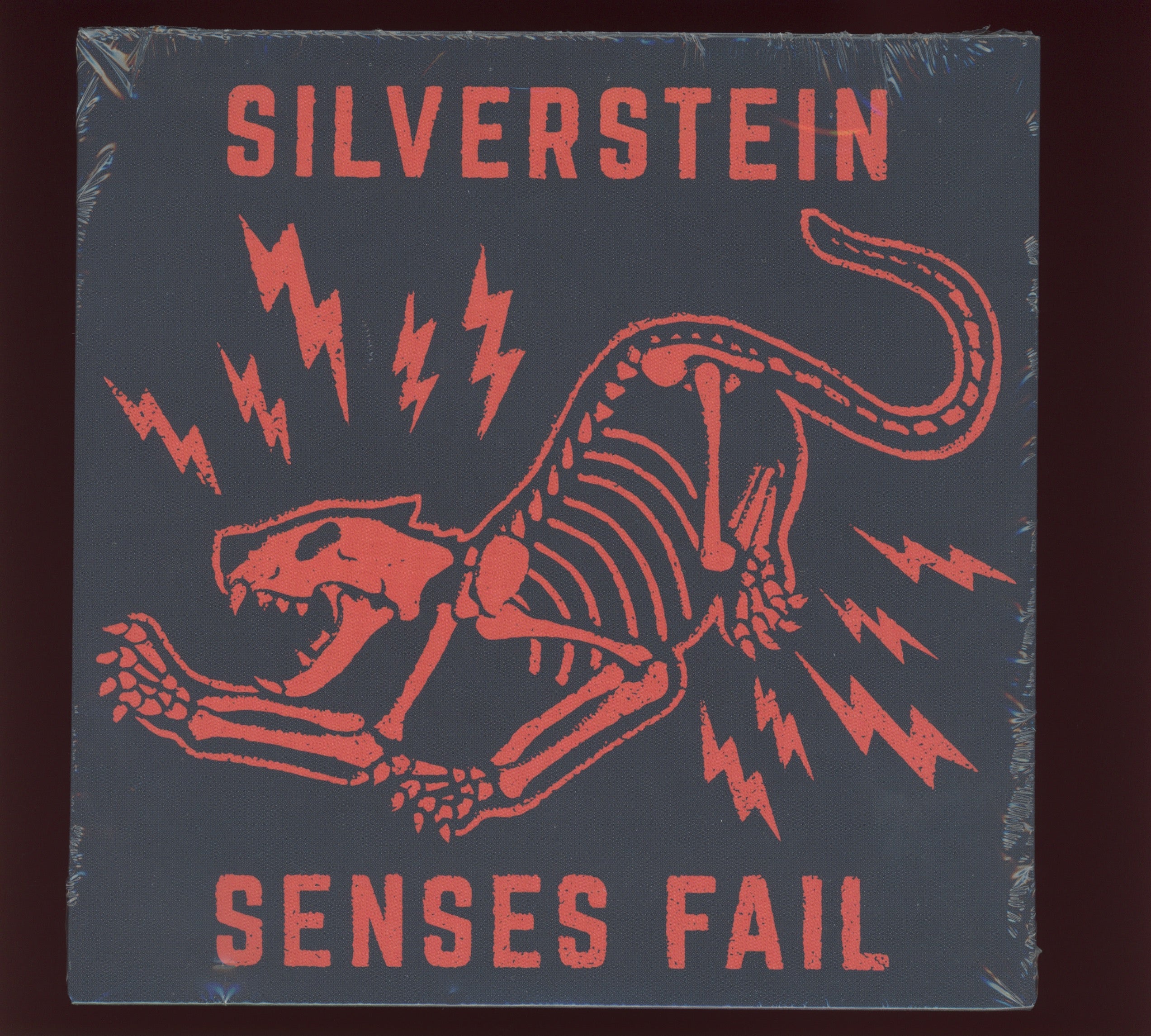 Silverstein / Senses Fail - Tour Split on Rise Pure Noise Red With Black Splatter 7"