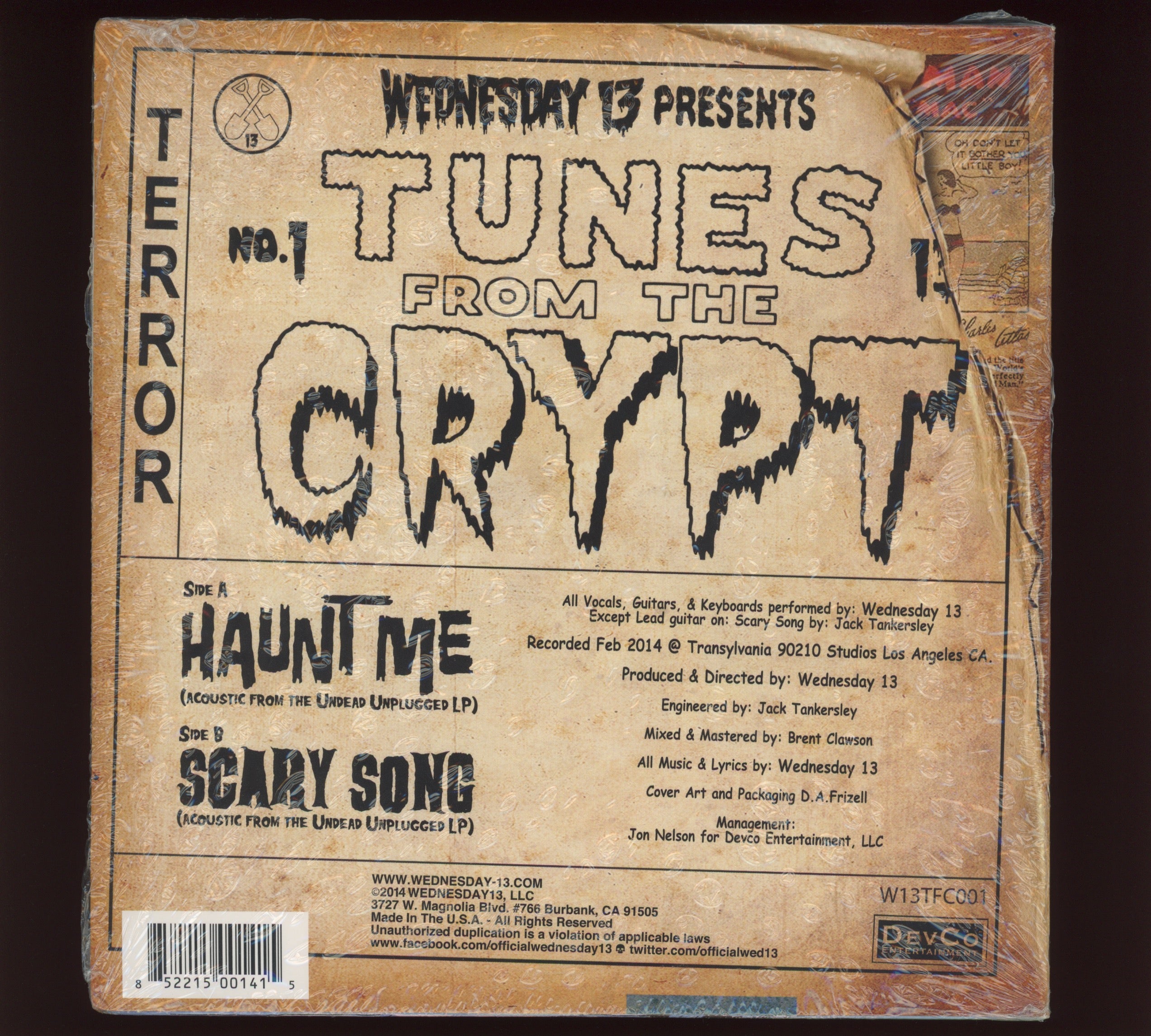 Wednesday 13 - Tunes From The Crypt No.1 on Wednesday 13