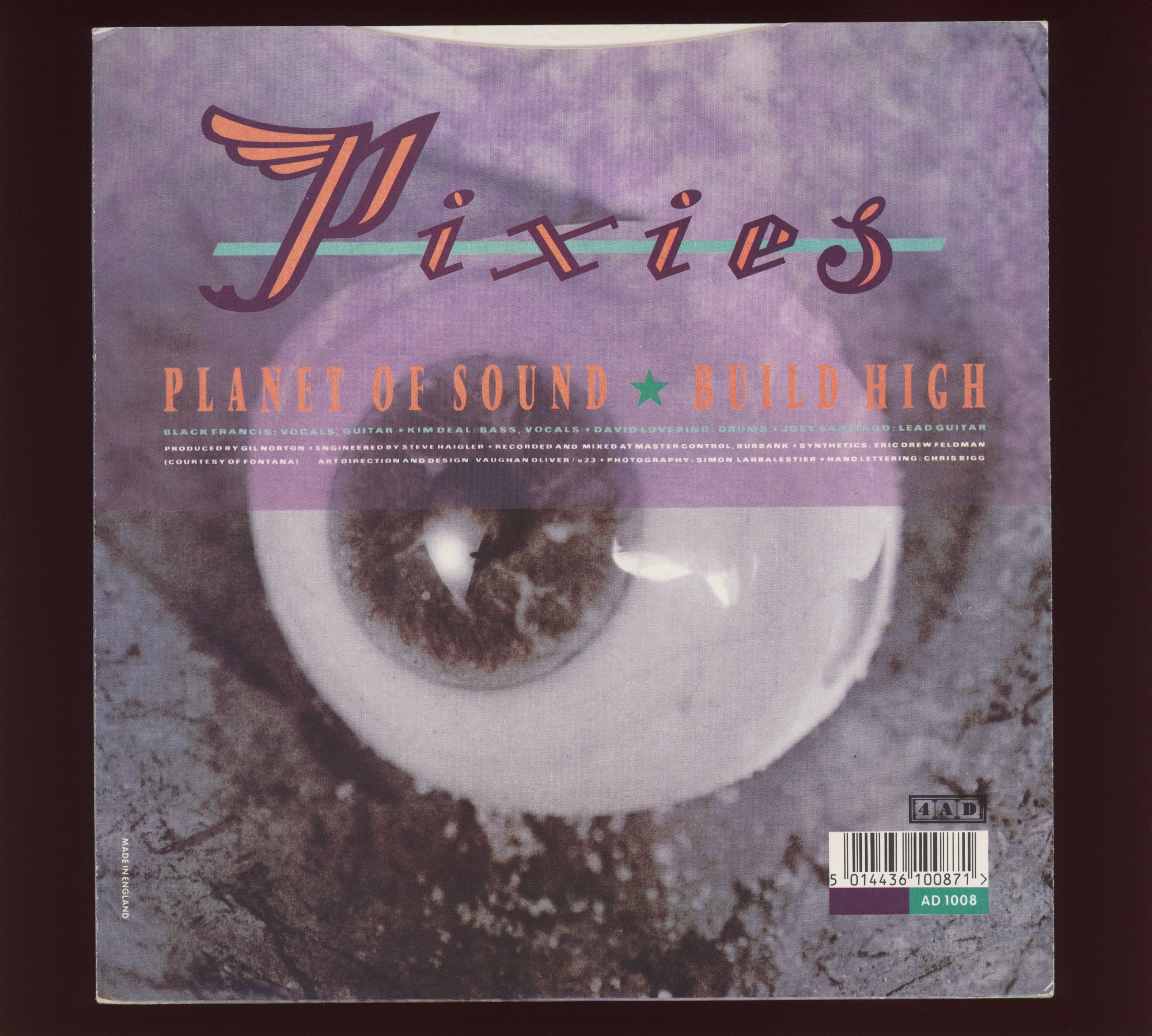 Pixies - Planet Of Sound on 4AD