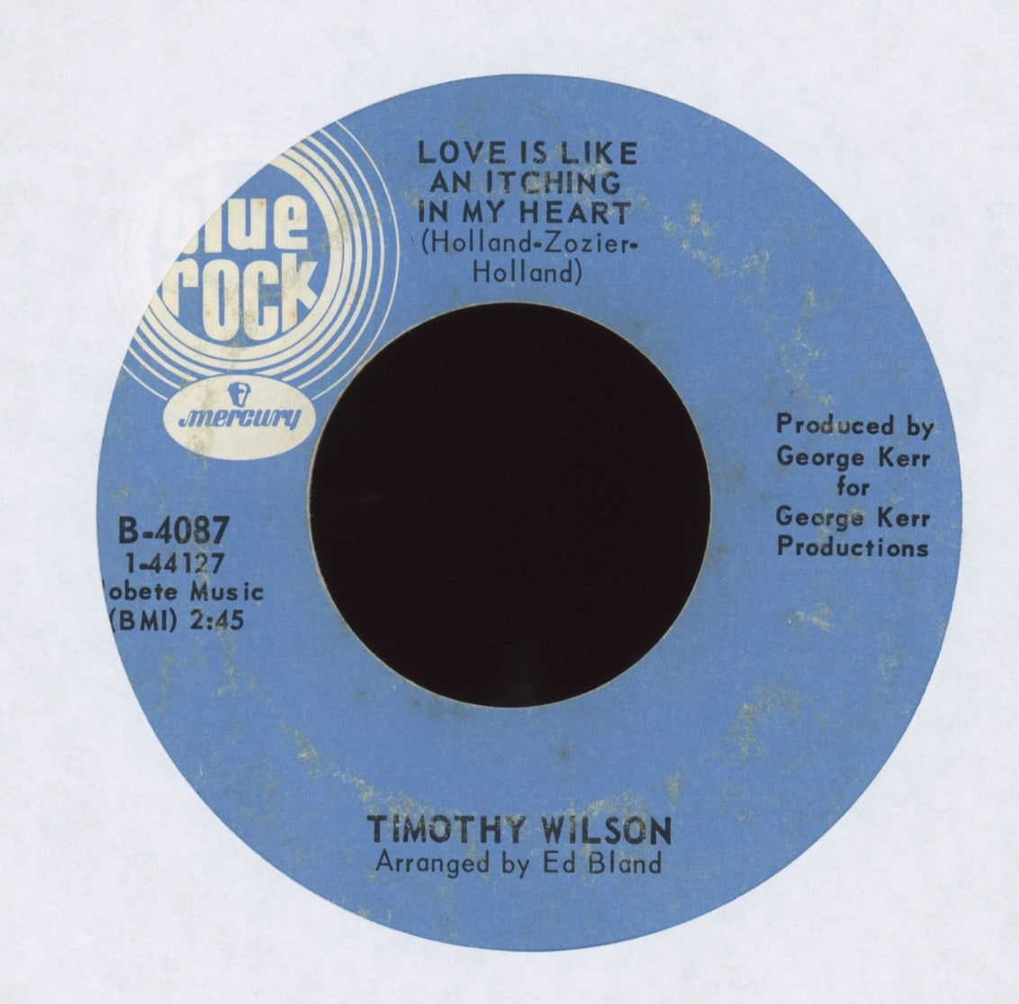 Timothy Wilson - Love Is Like An Itching In My Heart on Blue Rock