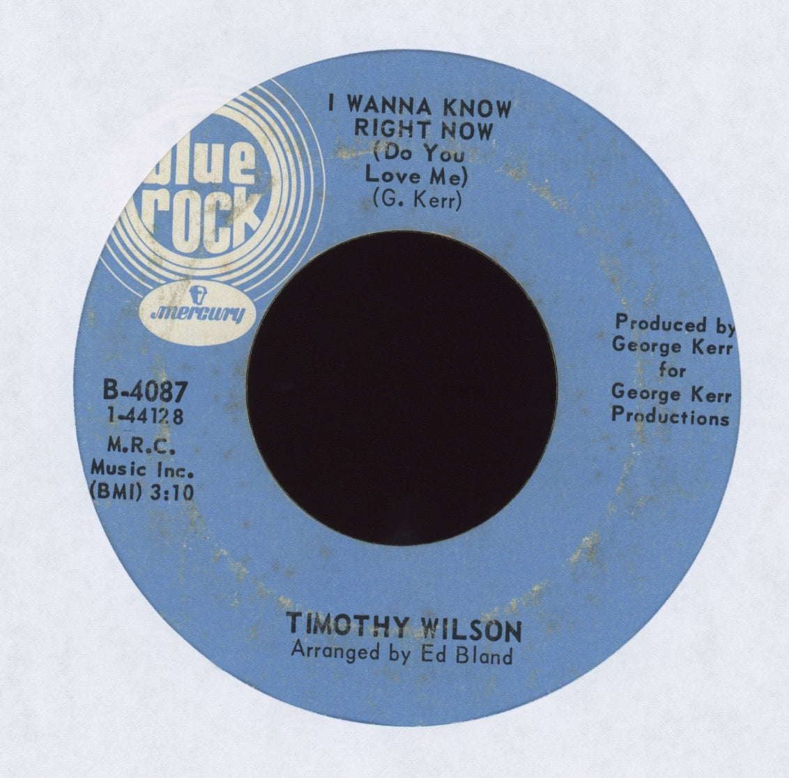 Timothy Wilson - Love Is Like An Itching In My Heart on Blue Rock