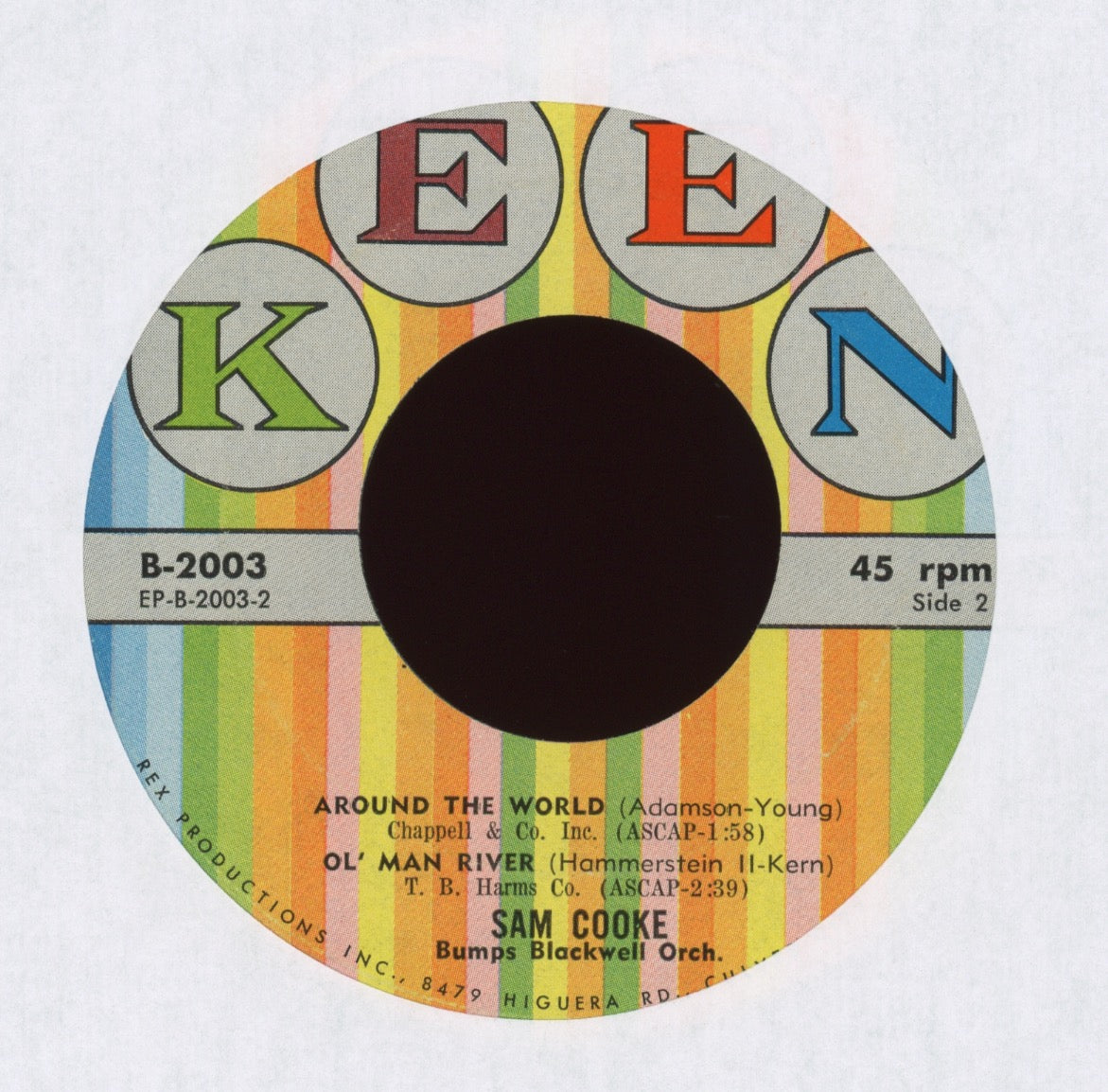 Sam Cooke - Songs By Sam Cooke Vol. 3 on Keen EP