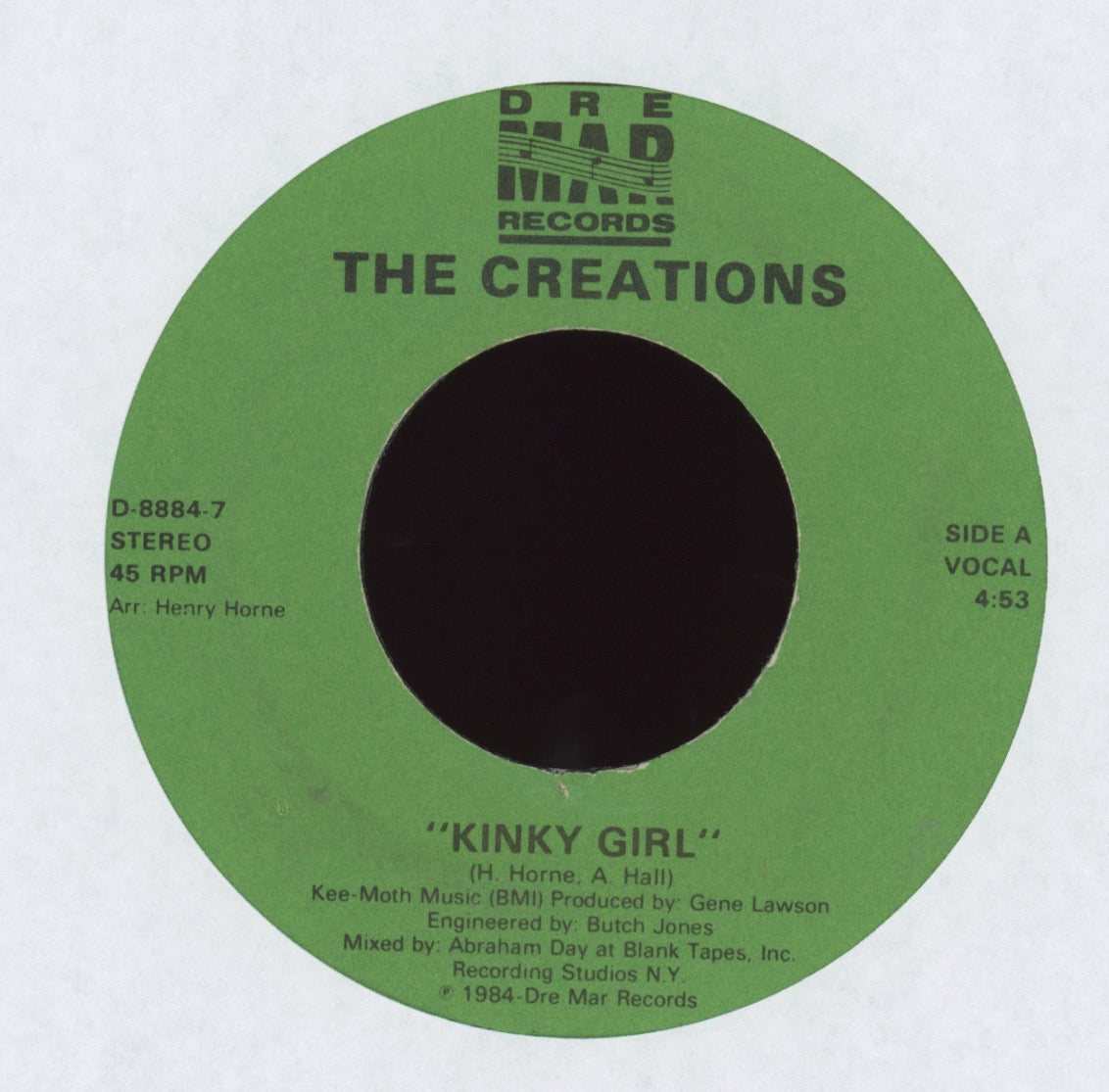 The Creations - Kinky Girl on Dre Mar