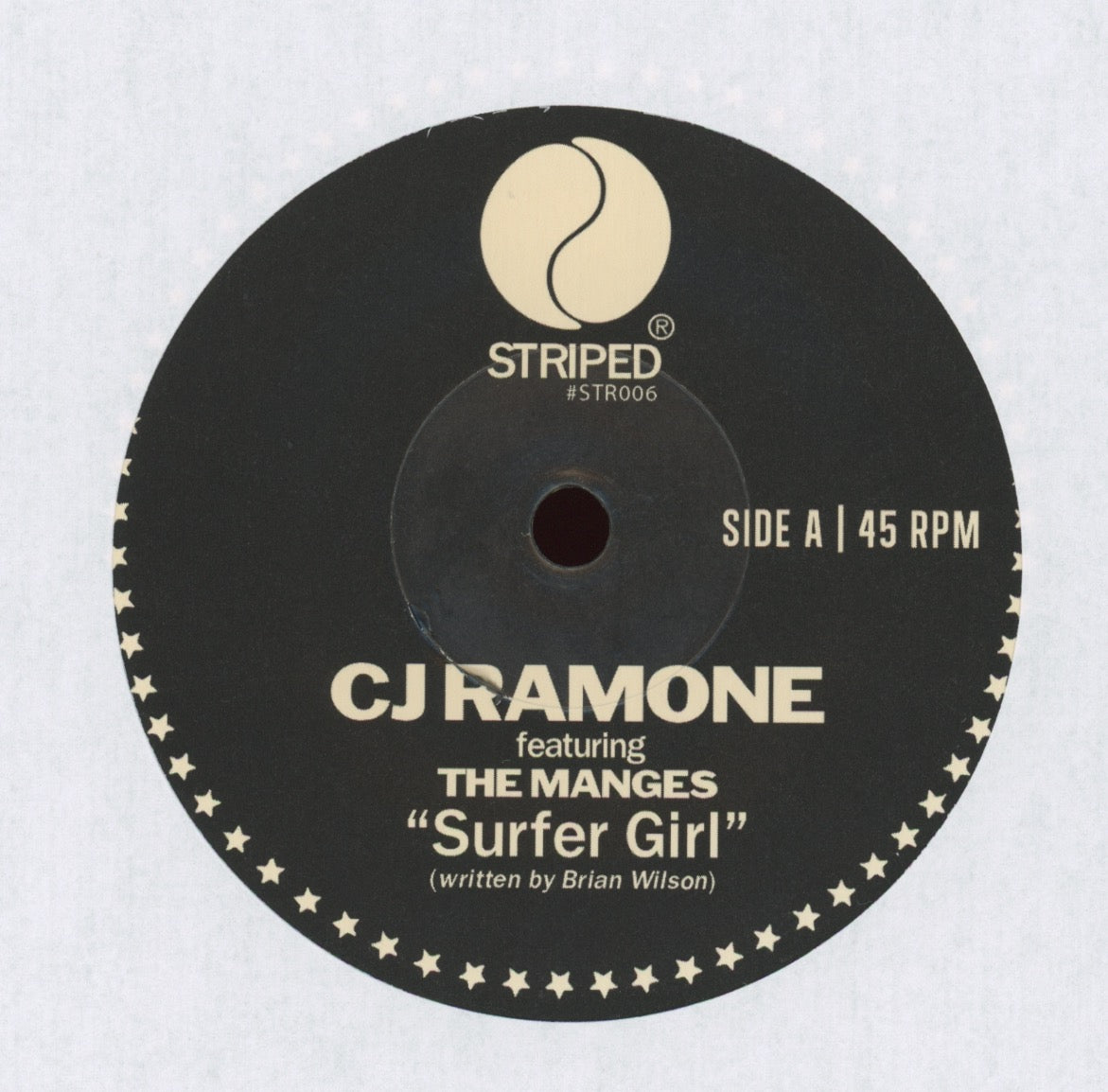 C.J. Ramone featuring The Manges- Surfer Girl / King Of The Surf on Striped Italian Press
