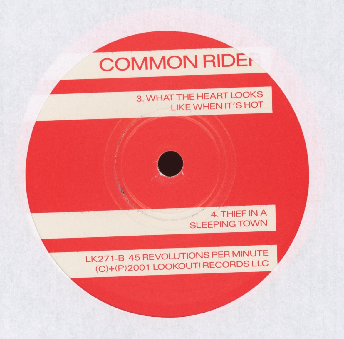 Common Rider - Thief In A Sleeping Town on Lookout EP