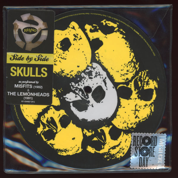 英7” Misfits / The Lemonheads Skulls R7534927 Rhino Records (2) /00080 Misfits / Lemonheads - Skulls on Rhino RSD 2013 Picture Disc Sealed