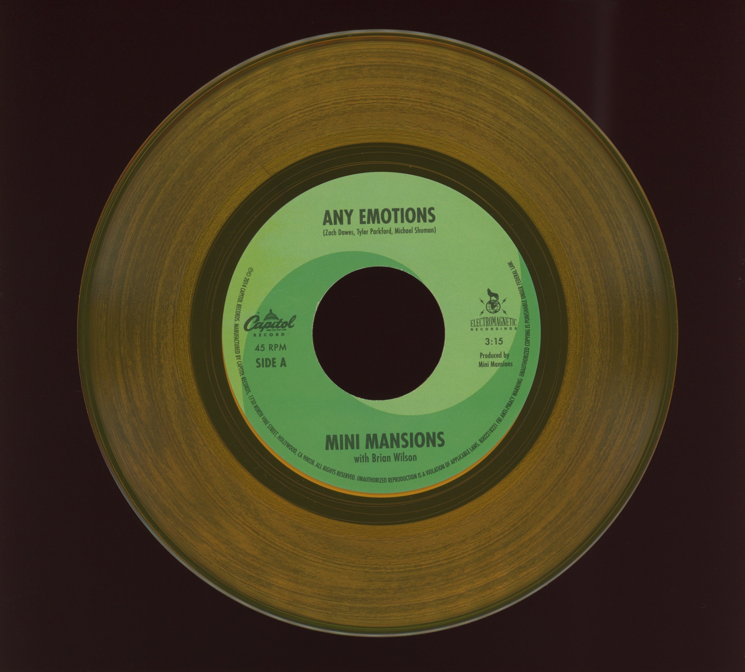 Mini Mansions - Any Emotions on Capitol Orange Vinyl