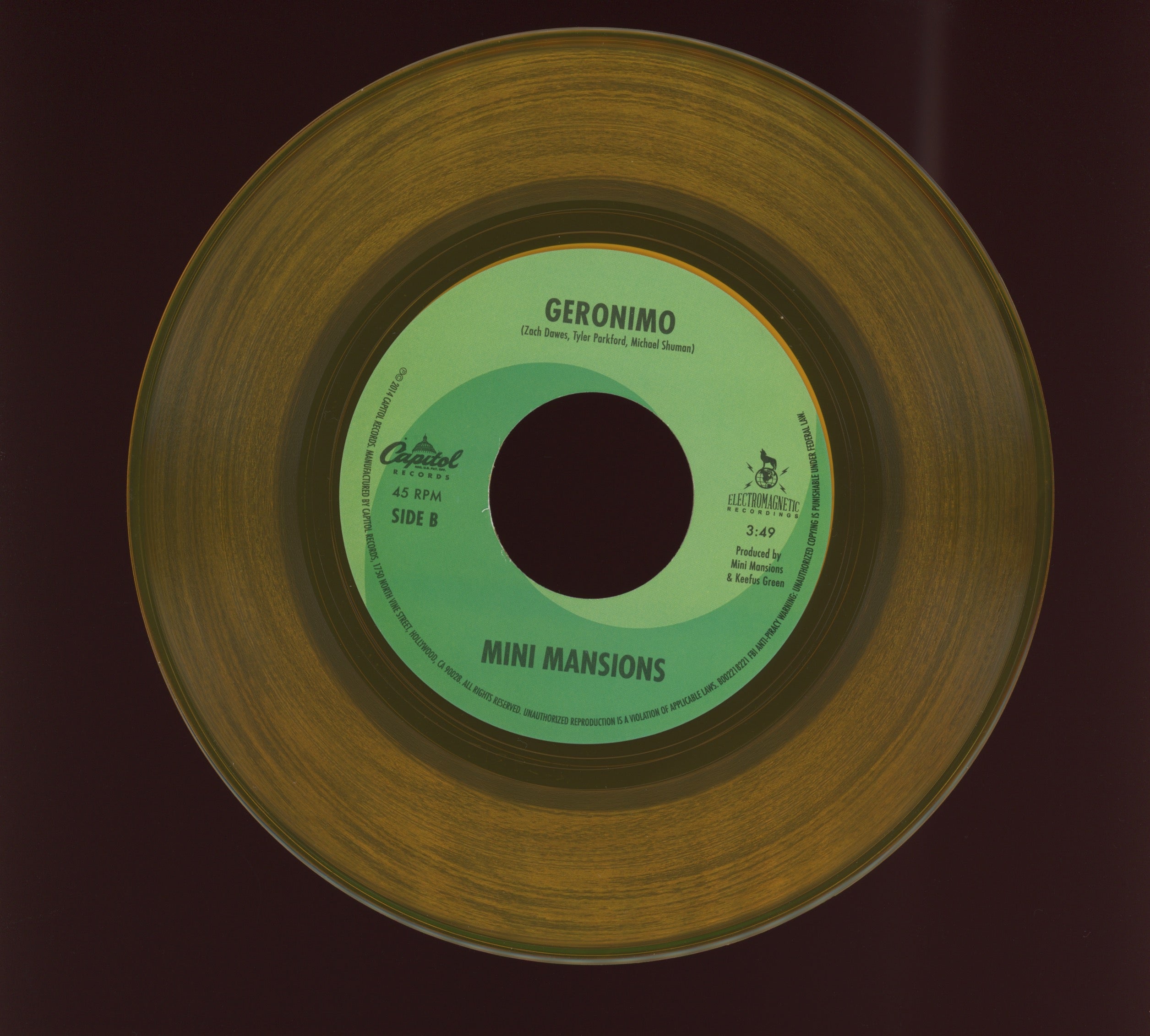 Mini Mansions - Any Emotions on Capitol Orange Vinyl