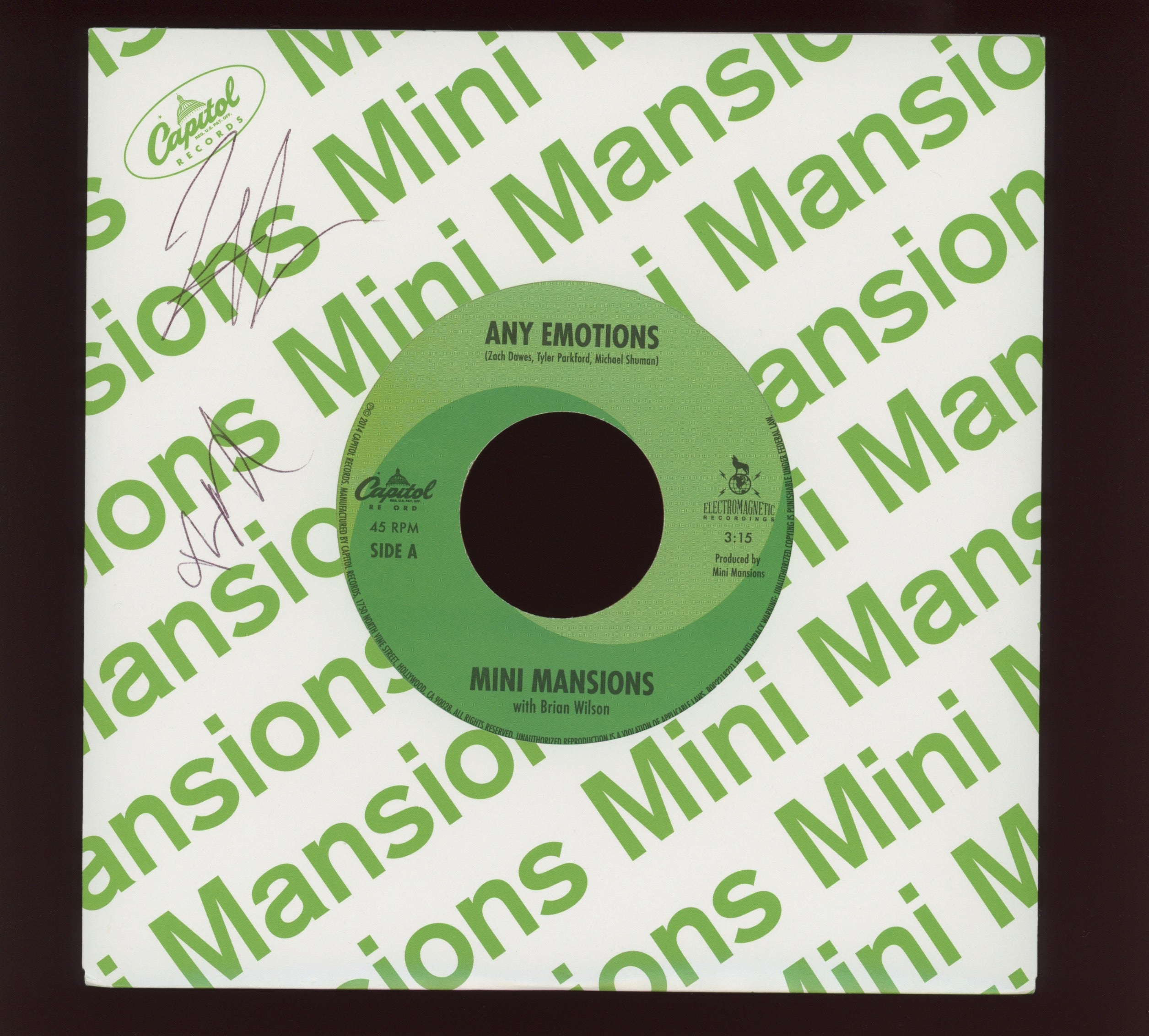Mini Mansions - Any Emotions on Capitol Orange Vinyl
