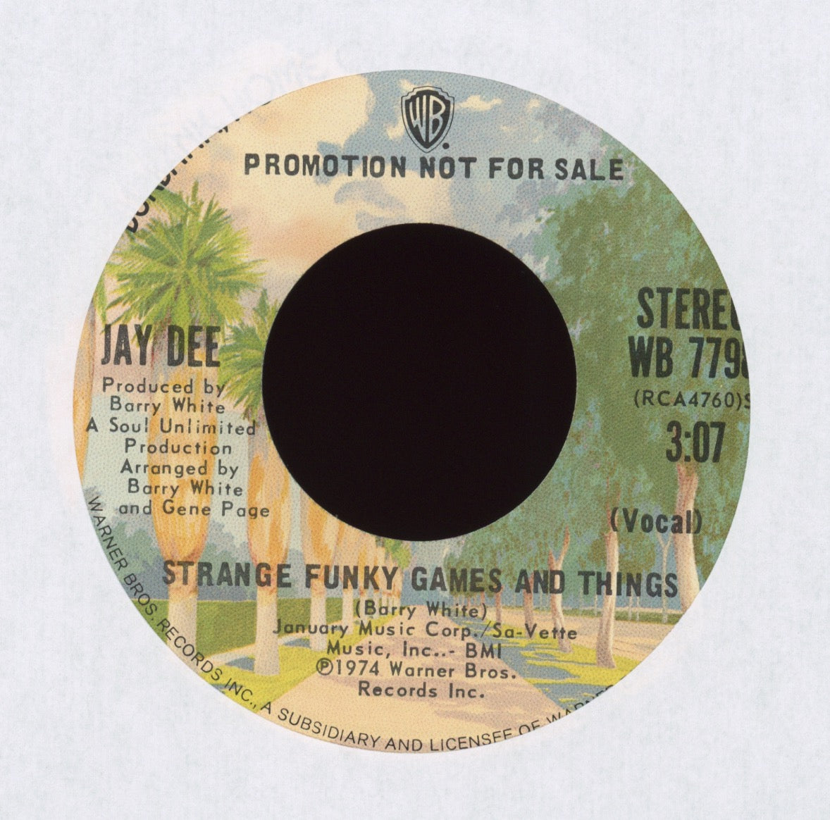 Jay Dee - Strange Funky Games And Things on WB Promo