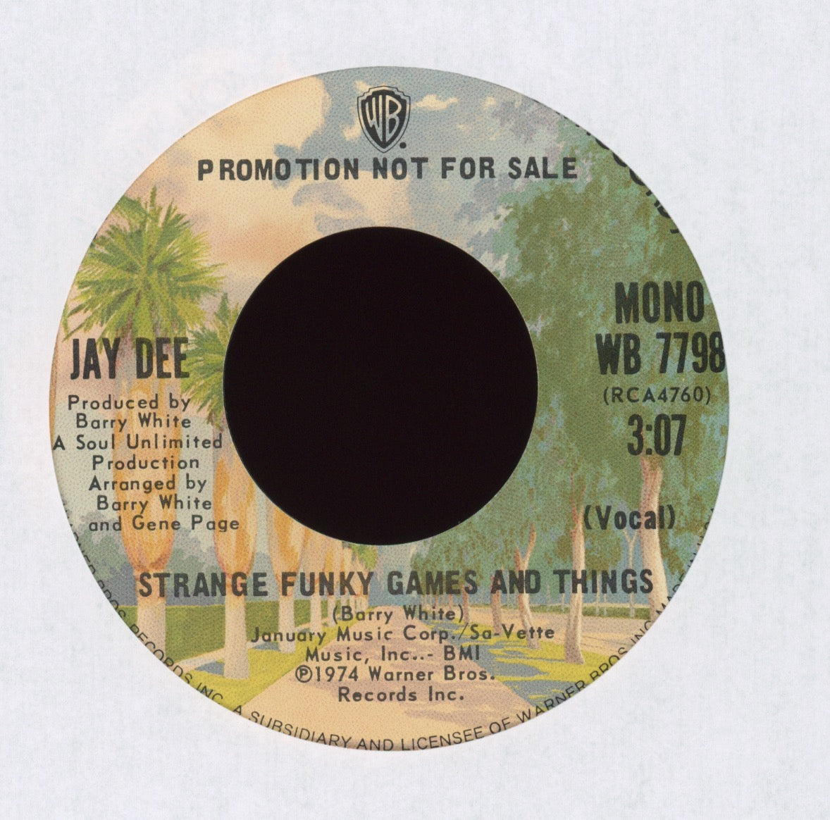 Jay Dee - Strange Funky Games And Things on WB Promo