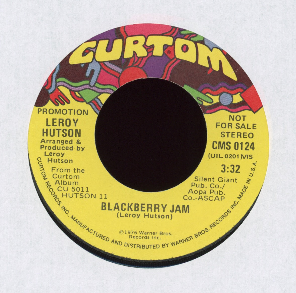 Leroy Hutson - Blackberry Jam on Curtom Promo