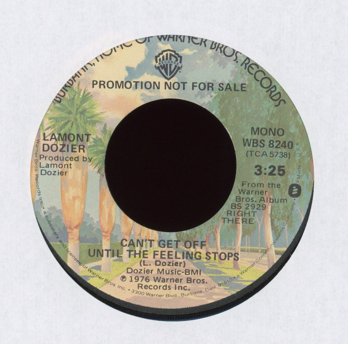 Lamont Dozier -  Can't Get Off Until The Feeling Stops on WB Promo