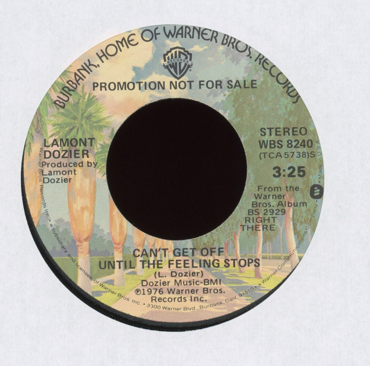 Lamont Dozier -  Can't Get Off Until The Feeling Stops on WB Promo
