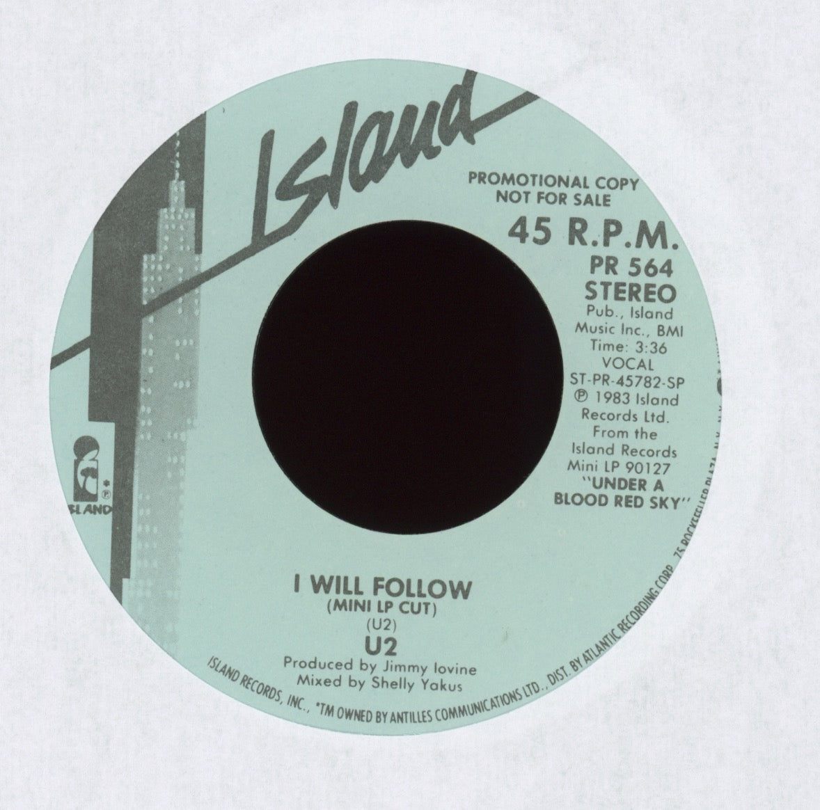 U2 - I Will Follow on Island Promo