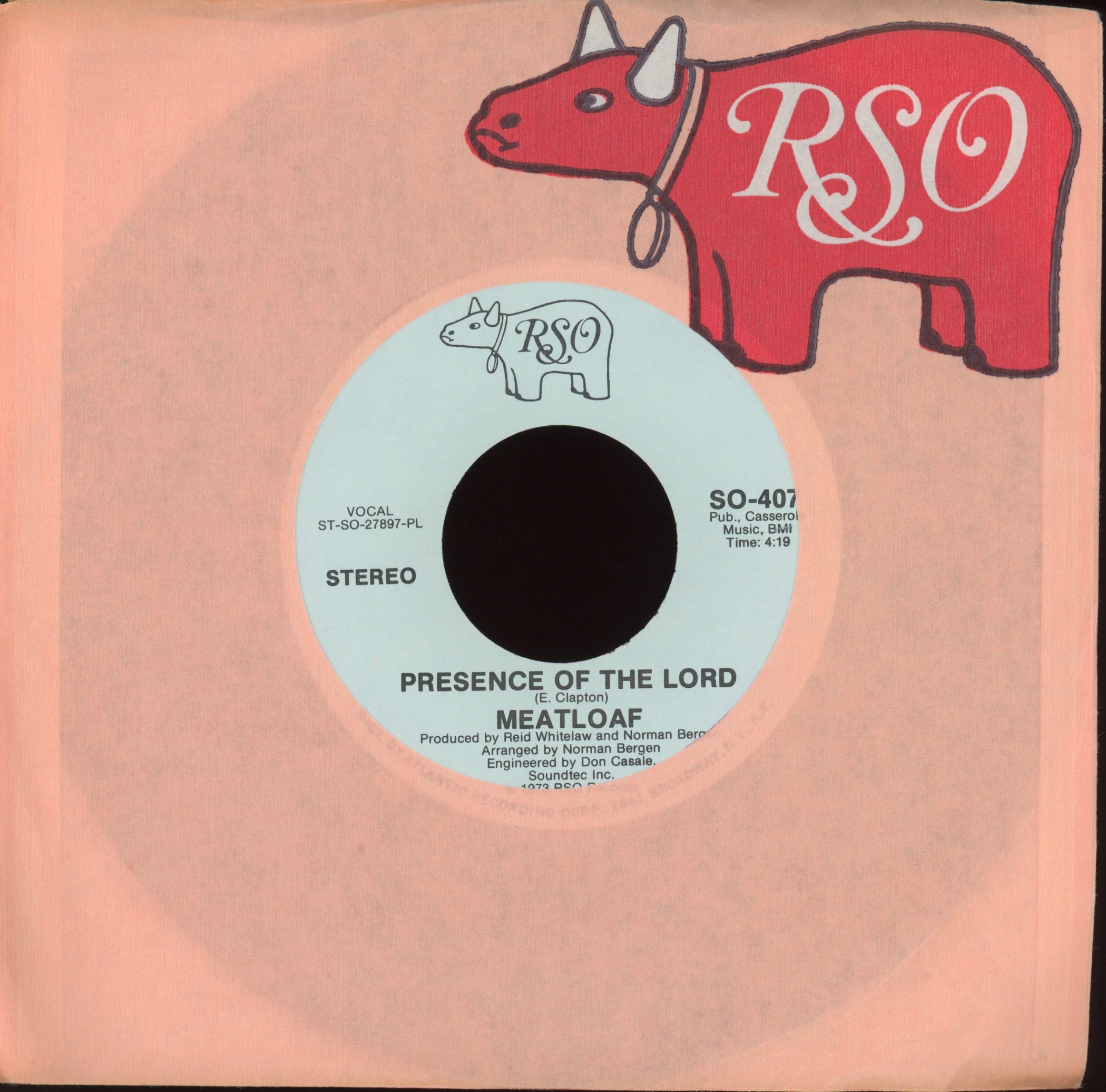 Meat Loaf - More Than You Deserve on RSO Promo