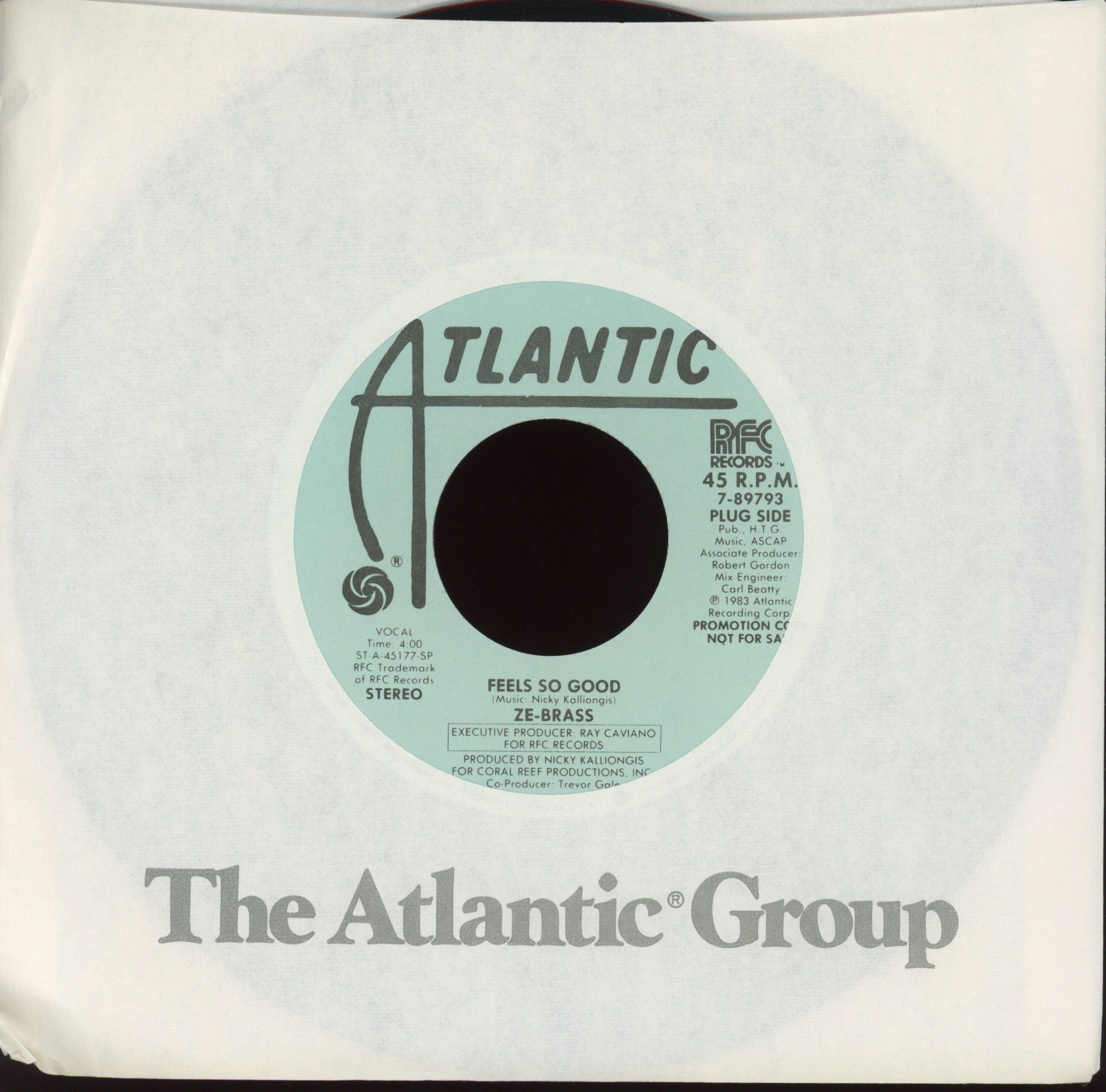 Ze-Brass - Feels So Good on Atlantic Promo