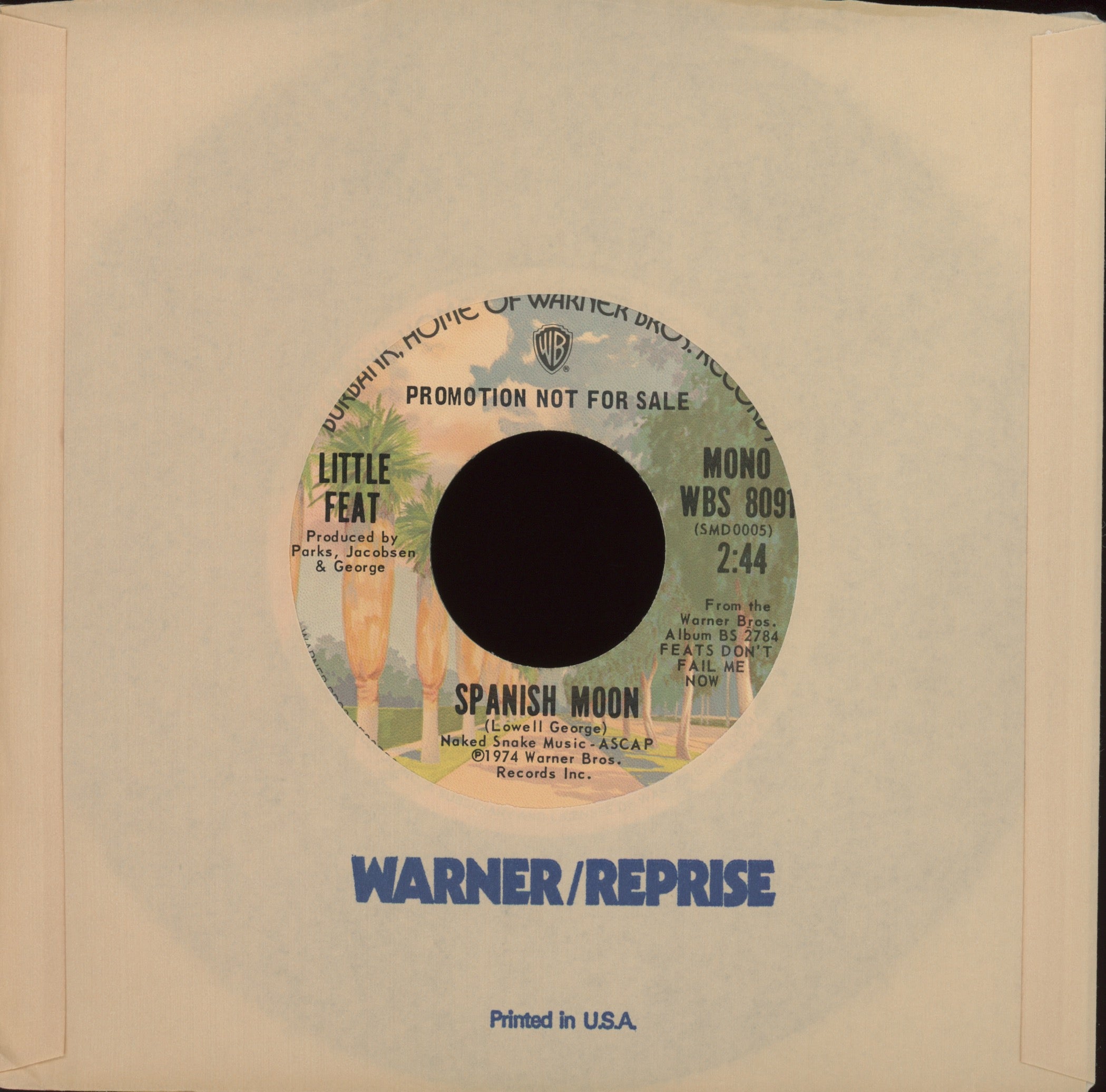 Little Feat - Spanish Moon on WB Promo