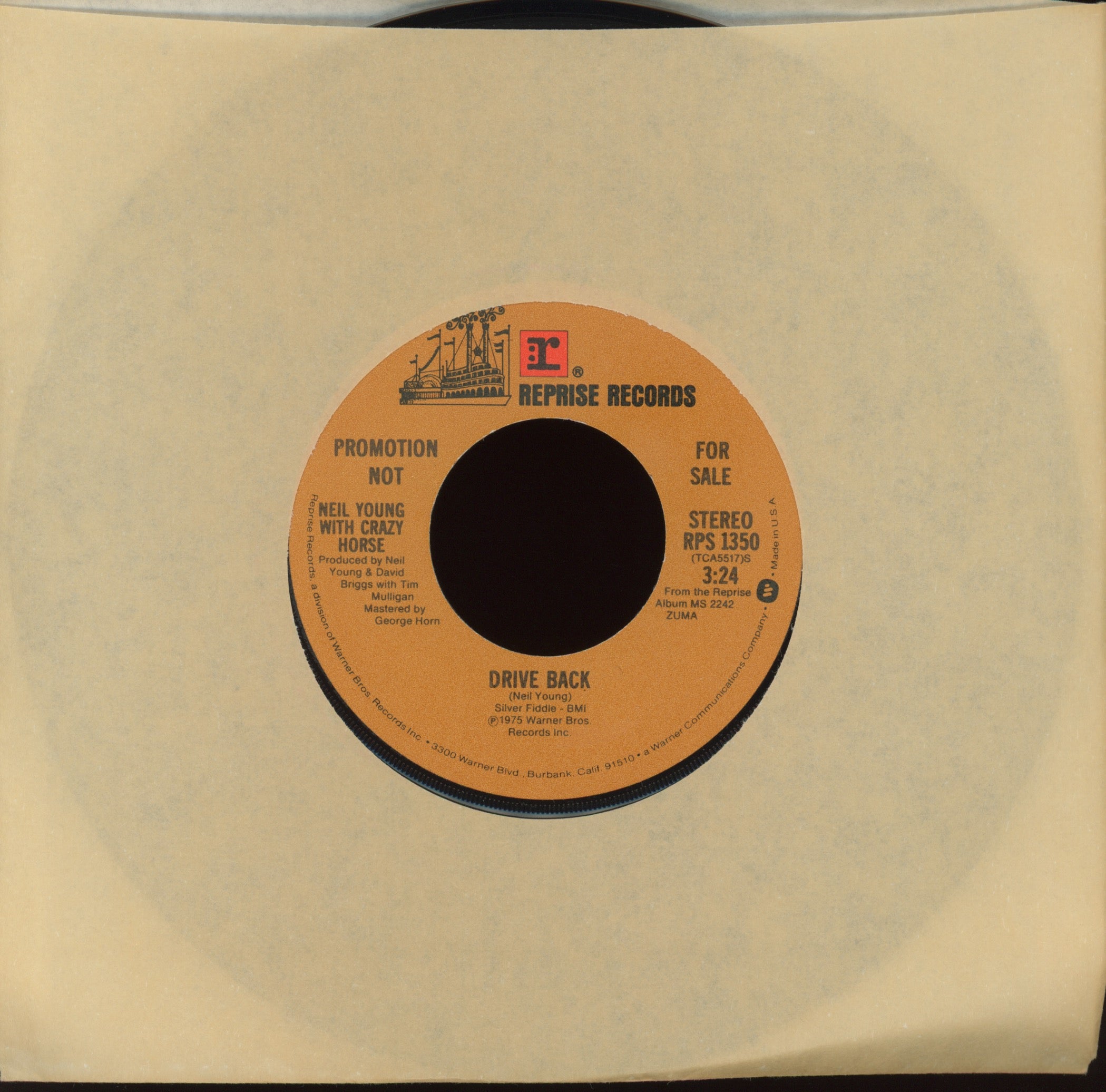 Neil Young & Crazy Horse - Drive Back on Reprise Promo