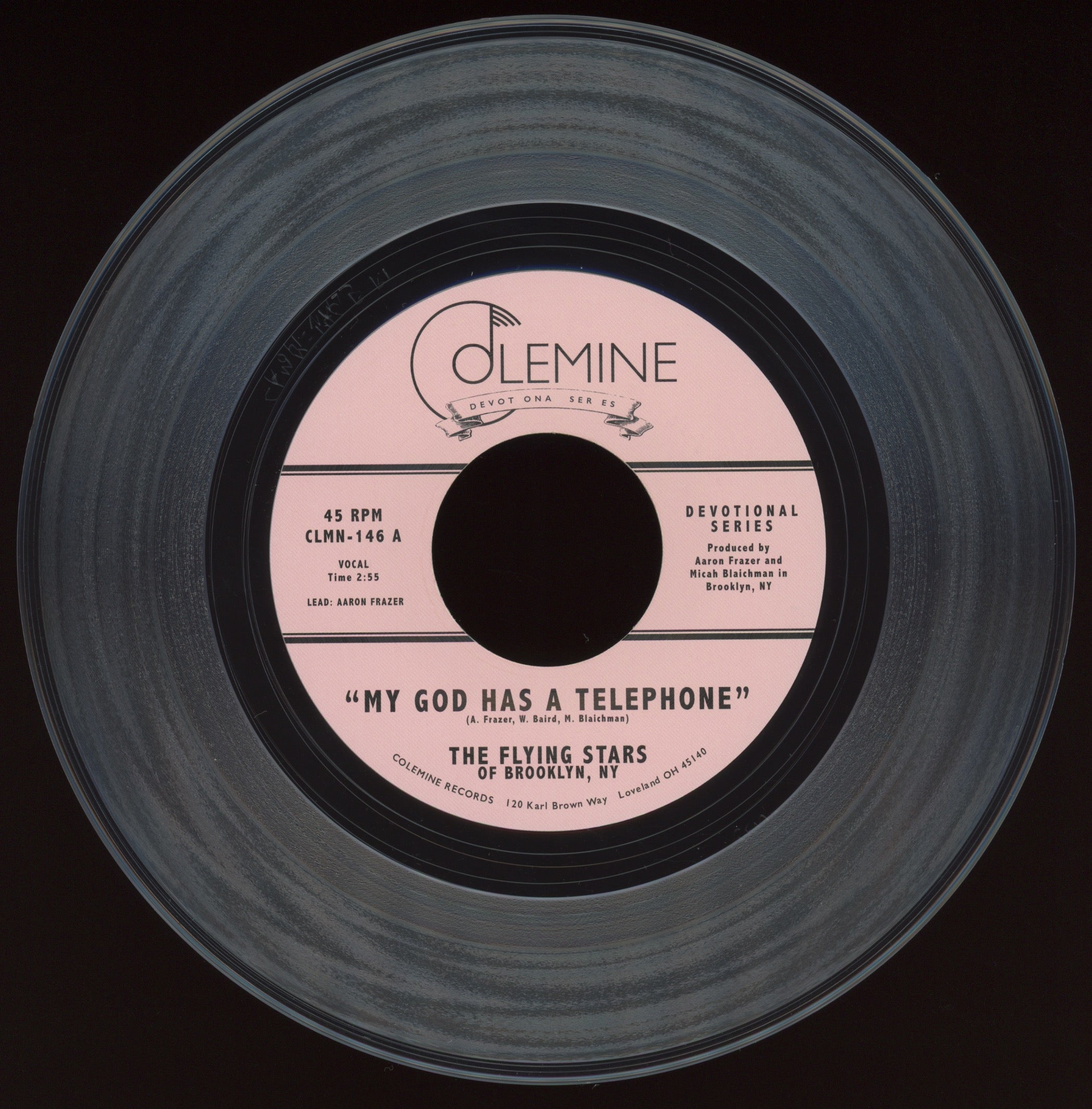 The Flying Stars of Brooklyn, NY - My God Has A Telephone on Colemine Clear Vinyl