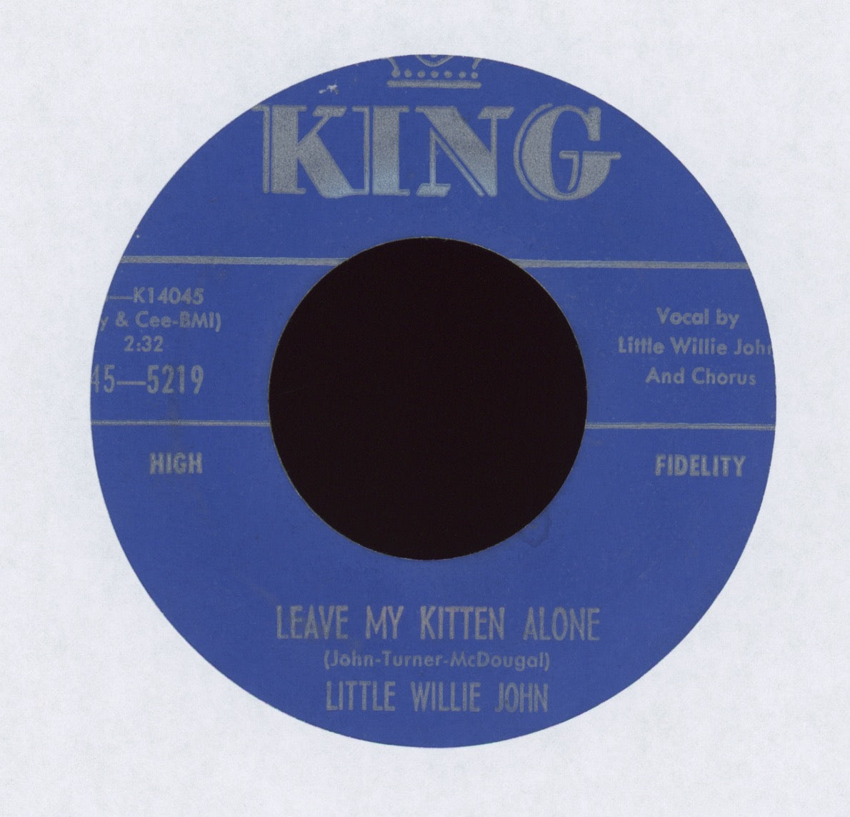 Little Willie John - Leave My Kitten Alone on King