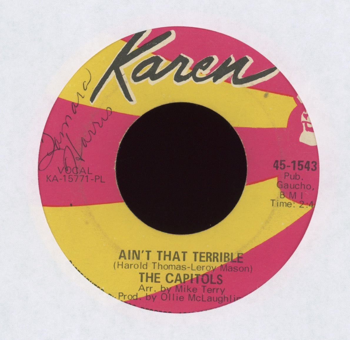 The Capitols - Soul Brother, Soul Sister on Karen