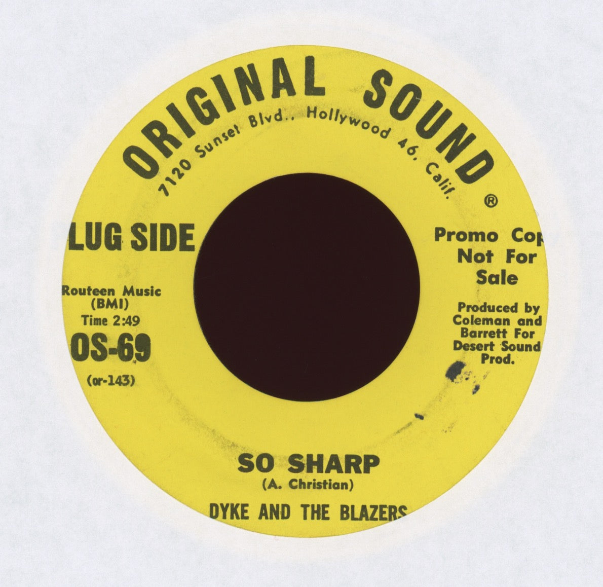 Dyke & The Blazers - So Sharp on Original Sound Promo