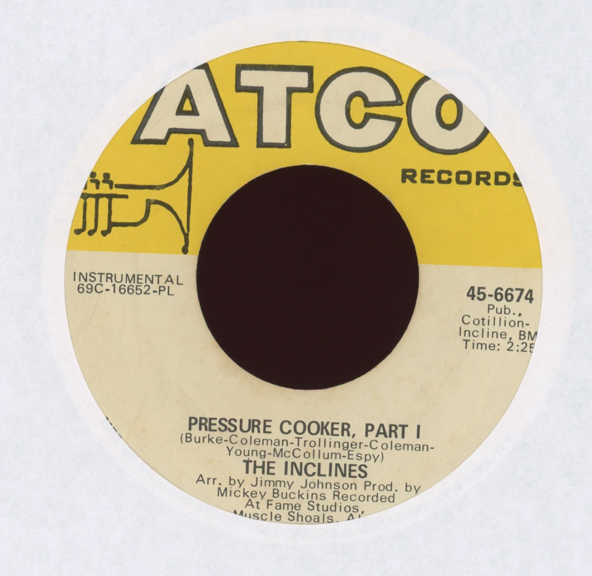 The Inclines - Pressure Cooker on Atco