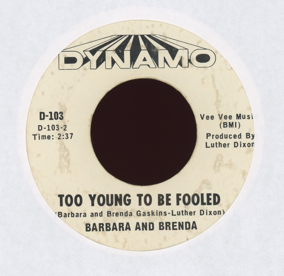 Barbara And Brenda - If I'm Hurt You'll Feel The Pain on Dynamo Promo