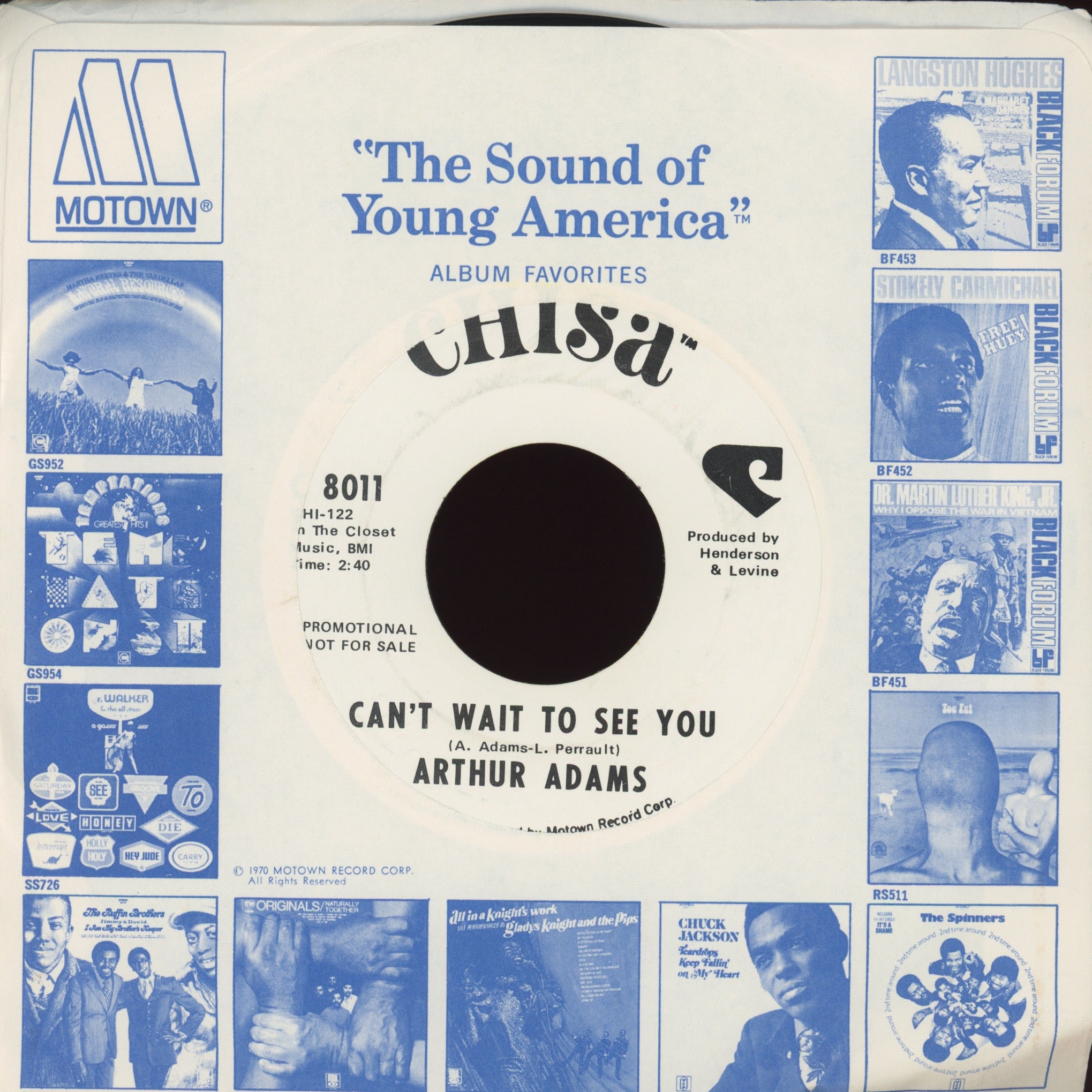 Arthur Adams - Can't Wait To See You on Chisa Promo